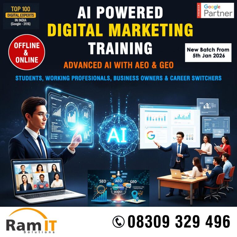 Top AI-Powered Digital Marketing Training Institutes in Hyderabad