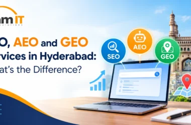 seo, aeo and geo services in hyderabad what’s the difference