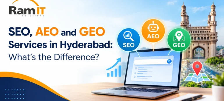 SEO, AEO and GEO Services in Hyderabad: What’s the Difference?